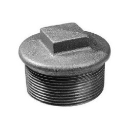 Černá zátka 1/2"