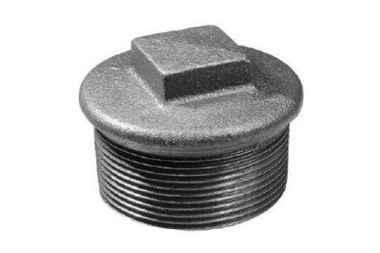 Černá zátka 1/2"