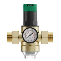 Regulátor tlaku s filtrem a manometrem 40 mcr - 1" Regulátor tlaku s filtrem a manometrem 40 mcr - 1"