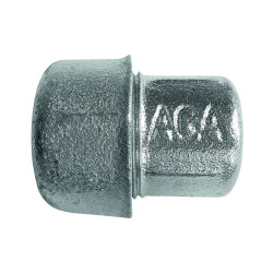AGAFLEX KK 1/2" - litinová zátka - pitná/topná voda/tlakový vzduch/oleje - ocelová/HDPE trubka