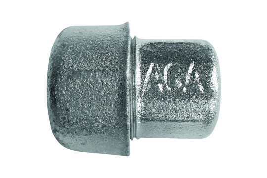 AGAFLEX KK 1/2" - litinová zátka - pitná/topná voda/tlakový vzduch/oleje - ocelová/HDPE trubka