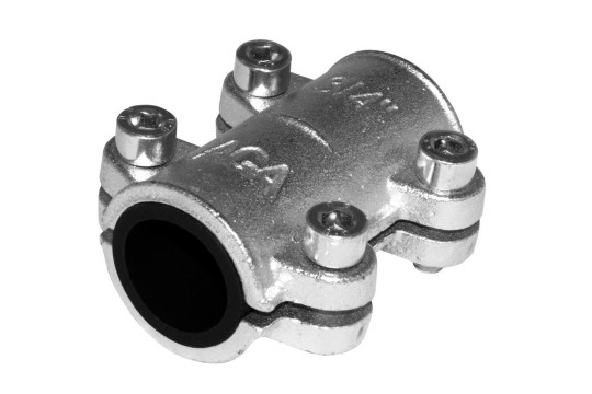 AGAFLEX OBA třmen 4", 113,1-115,0mm, opravný, pro ocelové potrubí, voda, litina/pozink