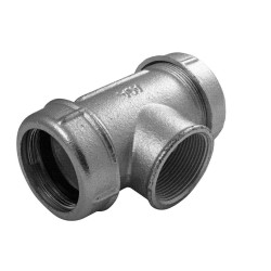 AGAFLEX TK T-kus 1/2", 19,3-22,0m, s vnitřním závitem, svěrný, voda, litina/pozink