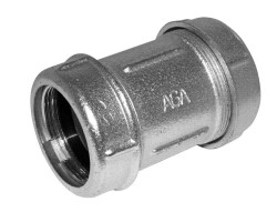 AGAFLEX OK spojka 3/4", 24,3-27,5mm, oboustranně svěrná, voda, litina/pozink