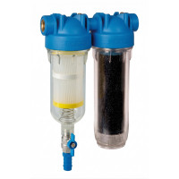 ATLAS Vodní filtr samočistící HYDRA DUO 1" RSH 50mcr + LA (aktivní uhlí) SX 8BAR ATLAS Vodní filtr samočistící HYDRA DUO 1" RSH 50mcr + LA (aktivní uhlí) SX 8BAR