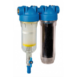 ATLAS Vodní filtr samočistící HYDRA DUO 1" RSH 50mcr + LA (aktivní uhlí) SX 8BAR