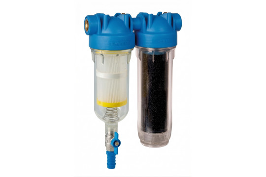 ATLAS Vodní filtr samočistící HYDRA DUO 1" RSH 50mcr + LA (aktivní uhlí) SX 8BAR