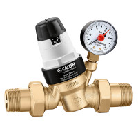 CALEFFI 5350H Regulátor tlaku vody 1/2" s manometrem, PN25, Tmax 80°C CALEFFI 5350H Regulátor tlaku vody 1/2" s manometrem, PN25, Tmax 80°C
