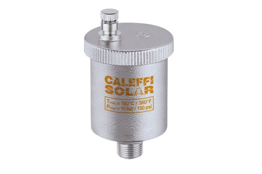 CALEFFI 250 Automatický odvzdušňovací ventil SOLAR 3/8" Tmax 180°C CALEFFI 250 Automatický odvzdušňovací ventil SOLAR 3/8" Tmax 180°C