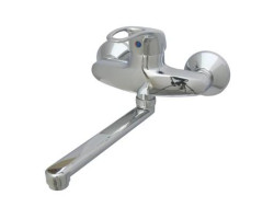 ELLE 2046 Nástěnná vodovodní baterie s ramínkem "R"20cm, rozteč 150mm, CHROM