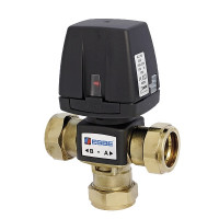ESBE VZC 263 Přepínací ventil s pohonem DN 20 - 22mm Kvs 4,5 m3/h ESBE VZC 263 Přepínací ventil s pohonem DN 20 - 22mm Kvs 4,5 m3/h