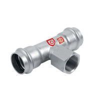 FRABOPRESS C-STEEL T-kus s vnitřním závitem FRABOPRESS C-STEEL T-kus s vnitřním závitem