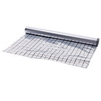 AL/PE Fólie reflexní s rastrem, 1050mm x 50m, role 50m2 AL/PE Fólie reflexní s rastrem, 1050mm x 50m, role 50m2