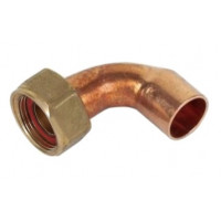 CU OBLOUK s převlečnou matkou 15 mm x 1/2" - 5002G CU OBLOUK s převlečnou matkou 15 mm x 1/2" - 5002G