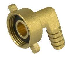 Mosazný hadičník s převlečnou matkou 3/4" x 14mm - ROHOVÝ