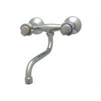 PALOMA 240 Kohoutková nástěnná vodovodní baterie s ramínkem "S"18cm, CHROM, rozteč 150mm PALOMA 240 Kohoutková nástěnná vodovodní baterie s ramínkem "S"18cm, CHROM, rozteč 150mm