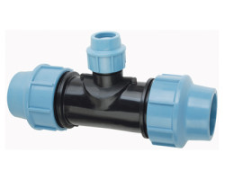 PE T-kus redukovaný 63 x 50 x 63 mm - Polyetylen