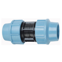 PE Spojka 16 mm x 16 mm - Svěrná spojka na polyetylen PE Spojka 16 mm x 16 mm - Svěrná spojka na polyetylen