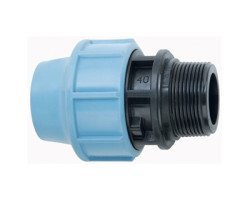 PE Přechod s vnějším závitem, 50 mm x 1" - na polyetylen