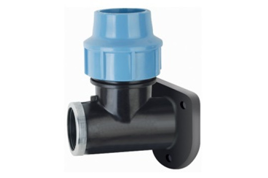 PE Nástěnné koleno 25 mm x 1/2" - Polyetylen