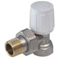 V&G 407 Radiátorový ruční ventil rohový DN15 - 1/2" jednoregulační s hlavicí V&G 407 Radiátorový ruční ventil rohový DN15 - 1/2" jednoregulační s hlavicí
