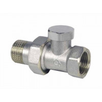V&G 408D DN10 - 3/8" Radiátorové regulační šroubení přímé V&G 408D DN10 - 3/8" Radiátorové regulační šroubení přímé