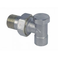 V&G 409 CU15 x 1/2" Radiátorové regulační šroubení rohové, pájecí V&G 409 CU15 x 1/2" Radiátorové regulační šroubení rohové, pájecí