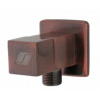 BELAGGIO Rohový ventil čtyřhranný 1/2" x 3/8" - MĚĎ, keramický vršek BELAGGIO Rohový ventil čtyřhranný 1/2" x 3/8" - MĚĎ, keramický vršek