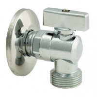 Rohový kulový ventil 1/2" x 3/4" - Chrom (5300) Rohový kulový ventil 1/2" x 3/4" - Chrom (5300)