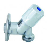 Rohový ventil vřetýnkový 1/2" x 3/4" - Chrom Rohový ventil vřetýnkový 1/2" x 3/4" - Chrom