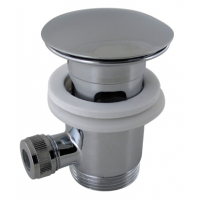 ALPI BIG Umyvadlová výpusť s táhlem 5/4", velká zátka, CHROM ALPI BIG Umyvadlová výpusť s táhlem 5/4", velká zátka, CHROM