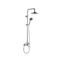 TOP 1254 Sprchový sloup s pákovou baterií a přepínáním na ruční sprchu, CHROM, rozteč 150mm TOP 1254 Sprchový sloup s pákovou baterií a přepínáním na ruční sprchu, CHROM, rozteč 150mm