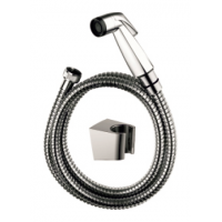 SET - Bidetová sprška, tlaková hadice 120cm, závěs sprchy, chrom SET - Bidetová sprška, tlaková hadice 120cm, závěs sprchy, chrom