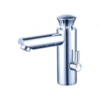 TENDER 06 Stojánkový tlačítkový umyvadlový ventil, samouzavírací s regulací teploty, CHROM TENDER 06 Stojánkový tlačítkový umyvadlový ventil, samouzavírací s regulací teploty, CHROM