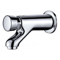 TENDER 20 Výtokový tlačítkový ventil ze zdi 1/2", samouzavírací bez regulace teploty, CHROM TENDER 20 Výtokový tlačítkový ventil ze zdi 1/2", samouzavírací bez regulace teploty, CHROM
