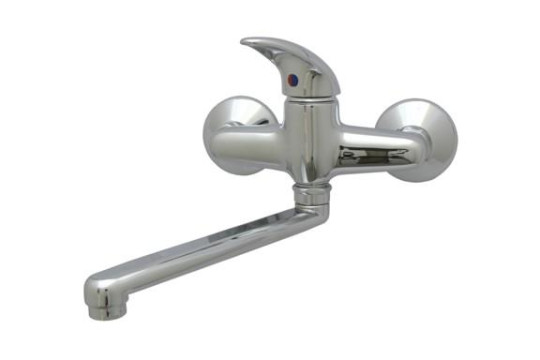 TOBY 1846/10 Nástěnná vodovodní baterie s ramínkem "R"20cm, rozteč 100mm, CHROM