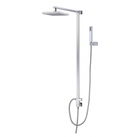 TORINO 2855 Nástěnný sprchový set bez baterie s připojením spodním 1/2", hranatý, CHROM TORINO 2855 Nástěnný sprchový set bez baterie s připojením spodním 1/2", hranatý, CHROM