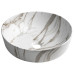 RONDEA keramické umyvadlo na desku Ø 41cm, bianco carrara RONDEA keramické umyvadlo na desku Ø 41cm, bianco carrara
