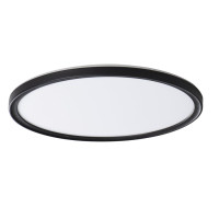 AZPO stropní LED svítidlo, ø 420mm, 22W,3000/4000/6000K, IP54, černá mat