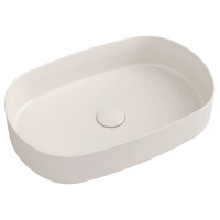 INFINITY OVAL keramické umyvadlo na desku, 55x36 cm, ivory INFINITY OVAL keramické umyvadlo na desku, 55x36 cm, ivory