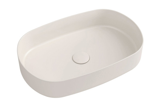 INFINITY OVAL keramické umyvadlo na desku, 55x36 cm, ivory INFINITY OVAL keramické umyvadlo na desku, 55x36 cm, ivory