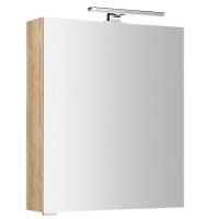 MIRRÓ galerka s LED osvětlením, 60x70x16cm, levá/pravá, dub alabama MIRRÓ galerka s LED osvětlením, 60x70x16cm, levá/pravá, dub alabama