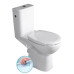 HANDICAP WC kombi zvýšený sedák, Rimless, zadní odpad, bílá HANDICAP WC kombi zvýšený sedák, Rimless, zadní odpad, bílá