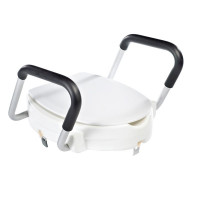 WC sedátko zvýšené 10cm, s madly, bílá WC sedátko zvýšené 10cm, s madly, bílá