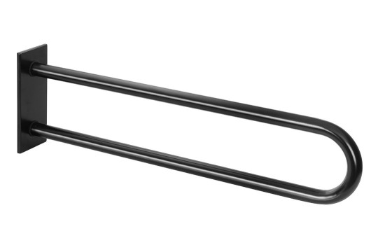Podpěrné madlo tvar U 813mm, černá Podpěrné madlo tvar U 813mm, černá