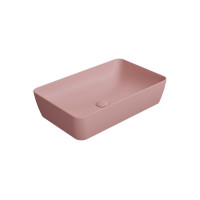 NUBES keramické umyvadlo na desku 60x38cm, blush mat NUBES keramické umyvadlo na desku 60x38cm, blush mat