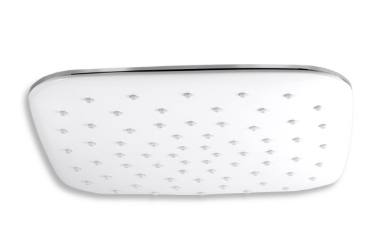 Pevná sprcha, 250x250 mm, bílá-chrom Pevná sprcha, 250x250 mm, bílá-chrom