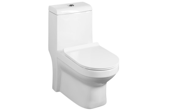 HUBERT WC kombi, spodní/zadní odpad, bílá HUBERT WC kombi, spodní/zadní odpad, bílá