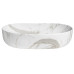 CALEO keramické umyvadlo na desku, 60x42cm, bianco carrara CALEO keramické umyvadlo na desku, 60x42cm, bianco carrara