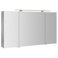 RIWA galerka s LED osvětlením, 3x dvířka, 121x70x17cm, dub stříbrný RIWA galerka s LED osvětlením, 3x dvířka, 121x70x17cm, dub stříbrný